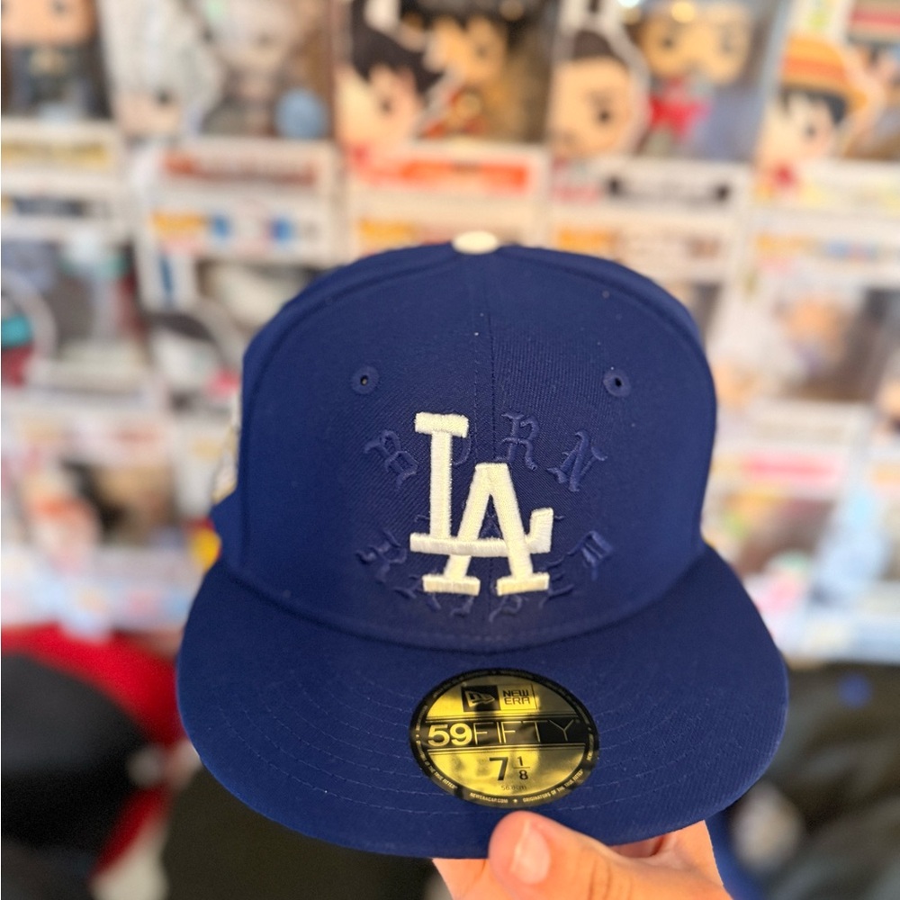 Dodgers born x raised fitted hat